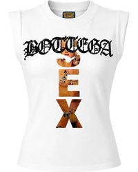 Bottega Desires - Madonna Sleeveless T-Shirt Bd044" - Lyst