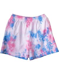 Eric Emanuel - Ee Basic Tie Dye Shorts Sky" Ee852" - Lyst