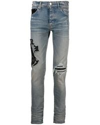 Amiri - X Wes Lang Reaper Logo Jeans Clay Aw22Mds002 408" - Lyst