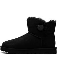 UGG - Mini Bailey Button Boot 1016422 Blk" - Lyst