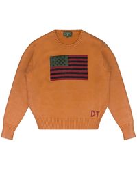 DENIM TEARS - Flag Crewneck Sweatshirt Dt729" - Lyst