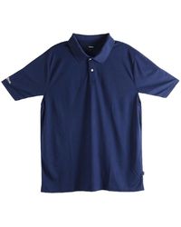 Malbon Golf - Evergreen Paneled Performance Pique Shirt Me0043 Nvy Wht" - Lyst