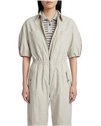 Brunello Cucinelli - Relaxed Jumpsuit "Light" Brun1719" - Lyst