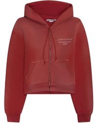 Acne Studios - Sunkissed Cropped Zip Hoodie Ci0211 Ack334" - Lyst