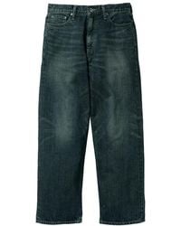 Neighborhood - Washed Denim Wide Pants 252Xbnh Ptm04" - Lyst