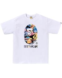 A Bathing Ape - Art Camo By Bathing Ape T-Shirt 1L80 110 036 Wht" - Lyst