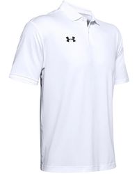 Under Armour - Team Performance Polo Shirt Steel" 1351322 100" - Lyst