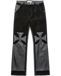 SEKRIT - Leather Chopper Carpenter Pants Skrt009" - Lyst