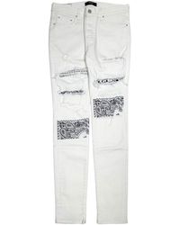 Amiri - Vintage Bandana Art Patch Jeans Ps22Mds023 140" - Lyst