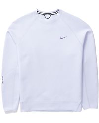 Nike - Nocta Nrg Tech Fleece Crewneck Sweatshirt "Palest/Daybreak" Fd8457 568" - Lyst