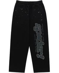 Sp5der - Rhinestone Punk V2 Sweatpants 338" - Lyst