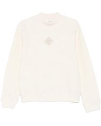 CASABLANCA - Cashmere Sweatshirt "Off" Aw25 Jtp 438 01" - Lyst