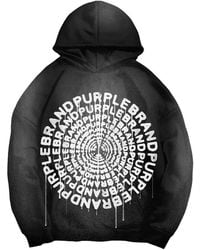 Purple Brand - Heavyweight Fleece Pullover Graphic Hoodie P401 Hbbc124" - Lyst