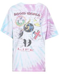 SAINT Mxxxxxx - Saint Michael X Last Door World T-Shirt "Tie Dye" Sm Ys8 0000 C46" - Lyst