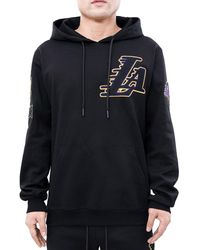 Pro Standard - Nba Los Angeles Lakers Logo P/O Hoodie Bll551540 Blk" - Lyst