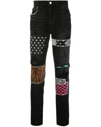 Amiri - Art Patch Jeans "Aged" Mbpaj S19 Abl" - Lyst
