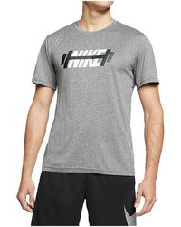 Nike - Dri-Fit Legend T-Shirt "Charcoal Heather" Ct6470 071" - Lyst