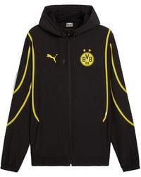 PUMA - Bvb Prematch Woven Jacket 777601 02" - Lyst