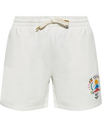 CASABLANCA - Casa Way Embroidered Logo Shorts & Mpf25-Jtr-003-04" - Lyst