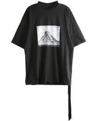 Rick Owens - Jumbo Short Sleeve T-Shirt Milk" Du01F4274 Rnep2 0911" - Lyst