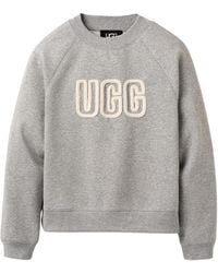 UGG - Logo Crewneck Sweatshirt Heather" 1171477 Grhe" - Lyst