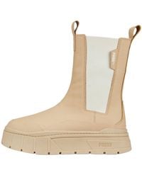 PUMA - Mayze Stack Chelsea Boot "Light Sand" 386272 02" - Lyst