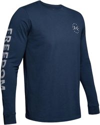 Under Armour - Freedom New Flag Ls T-Shirt 1343565 408" - Lyst