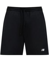 New Balance - Sport Essentials 7-Inch Fleece Shorts Ms41504Bk" - Lyst