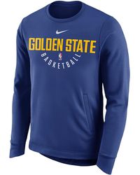 Nike - Nba Golden State Warriors Sweatshirt 865261 495" - Lyst