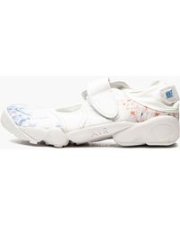 Nike Air Rift Cherry Blossom Nylon Sneakers in White | Lyst
