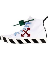 Off-White c/o Virgil Abloh - Vulcanized Mid Top Burgundy Arrow" 222607M236009" - Lyst
