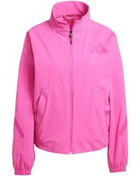 adidas - Z.N.E. Woven Full-Zip Track Top "Semi Lucid Fuchsia" Jp4191" - Lyst