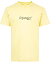Supreme - Kaws Chalk Logo T-Shirt "Ss21" Su10618" - Lyst