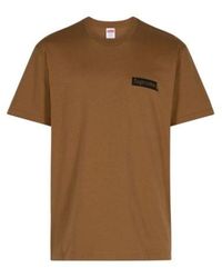 Supreme - Static T-shirt "brown" - Lyst