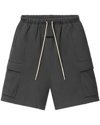 Fear Of God - Fleece Cargo Shorts "Iron" Rw00288 0032" - Lyst