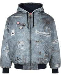 Supreme - Hjr Trompe'Oeil Hooded Work Jacket "Fw24 - Lyst