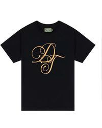 DENIM TEARS - Dt Metallic Script T-Shirt Dt926" - Lyst