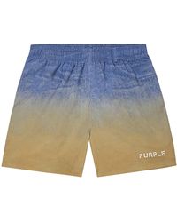Purple Brand - Wordmark Fade All Around Shorts P504 Poad326" - Lyst