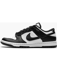 Nike - Dunk Low Retro "black / White" Shoes - Lyst