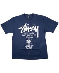 Stussy - World Tour T-Shirt Stus308" - Lyst