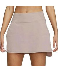 Nike - Dri-Fit Bliss Mid-Rise Training Skort "Taupe" Dv9455 272" - Lyst