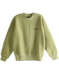 Stussy - Jumbo Pig. Dyed Crew "Elm" 1915078 Elmm" - Lyst