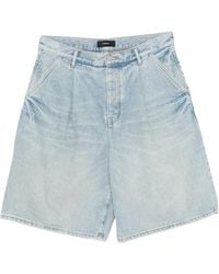 Purple Brand - Pleated Denim Shorts M0025 Plds226" - Lyst
