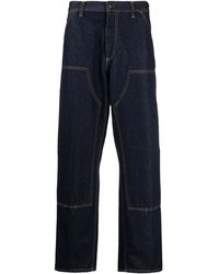Carhartt - Double Knee Denim Pants Rinsed" I032699 01 02" - Lyst