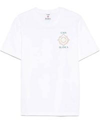 CASABLANCA - Championship T-Shirt Mpf25 Jts 001 11 Ex" - Lyst