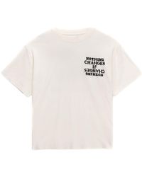 Honor The Gift - Nothing Changes Short-Sleeve T-Shirt Htg260191 Wht" - Lyst