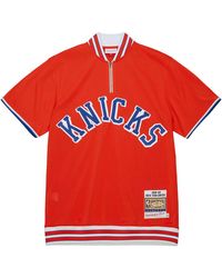 Mitchell & Ness - Nba Shooting Shirt Knicks 1968 "Knicks" Assh5697 Nyk68Ppporan" - Lyst