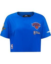 Pro Standard - Ny Knicks 2026 Nba Finals Championship T-Shirt "Royal" Bnka517769 Ryb" - Lyst