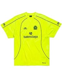 Balenciaga - Paris Soccer Oversized T-Shirt 777705Tpvr57110" - Lyst