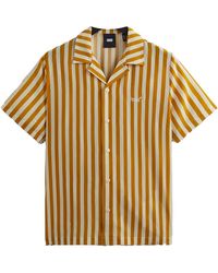 Kith - Striped Thompson Camp Collar Shirt "Flash" 17" - Lyst
